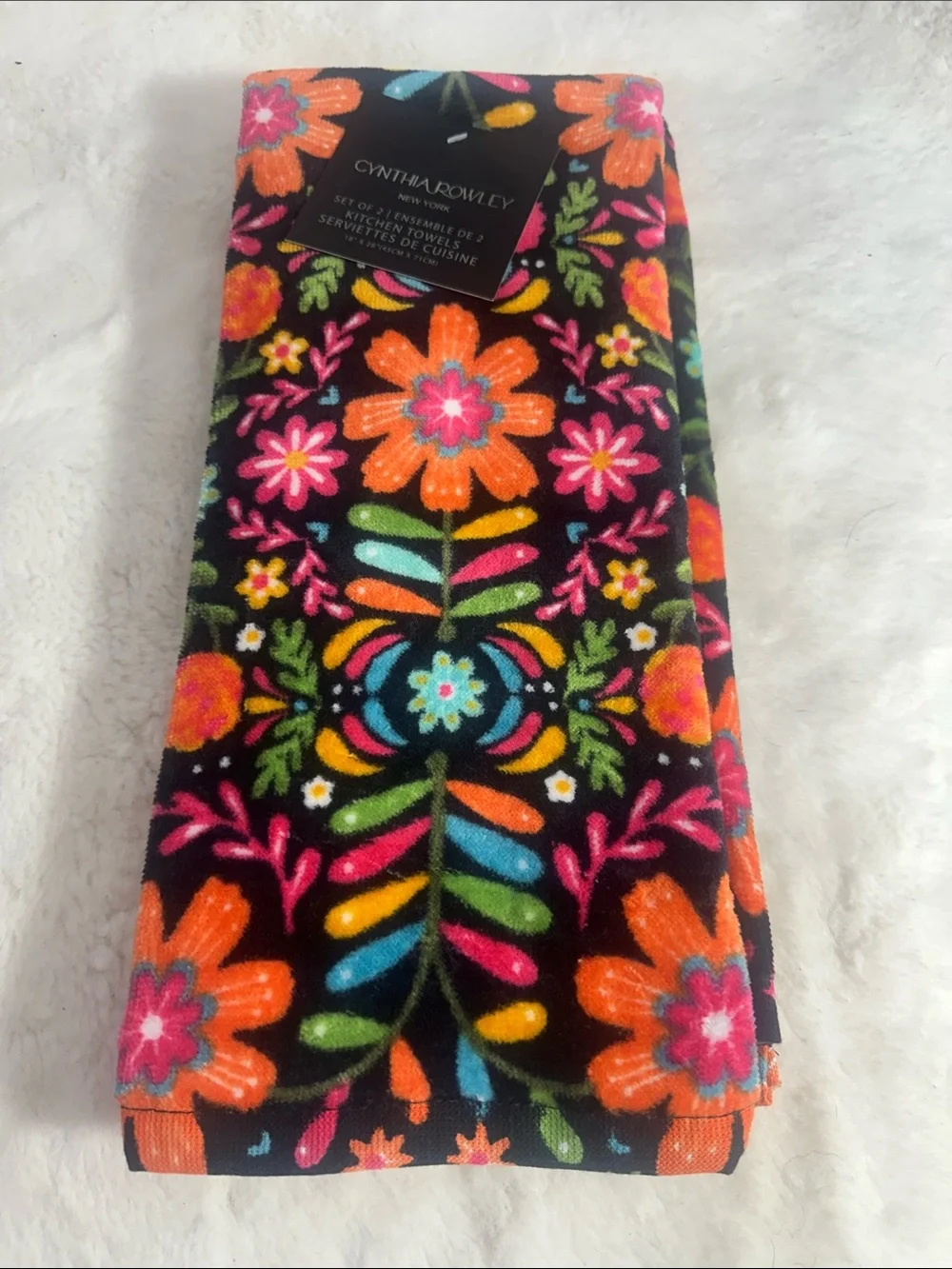 Cynthia Rowley Halloween kitchen towels